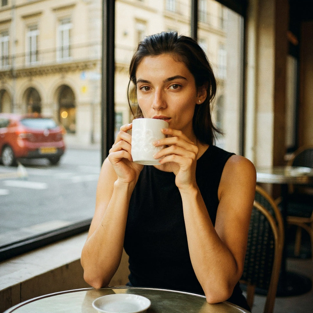 Coffee Cup “Cascade” — Cappuccino (10–12 oz)